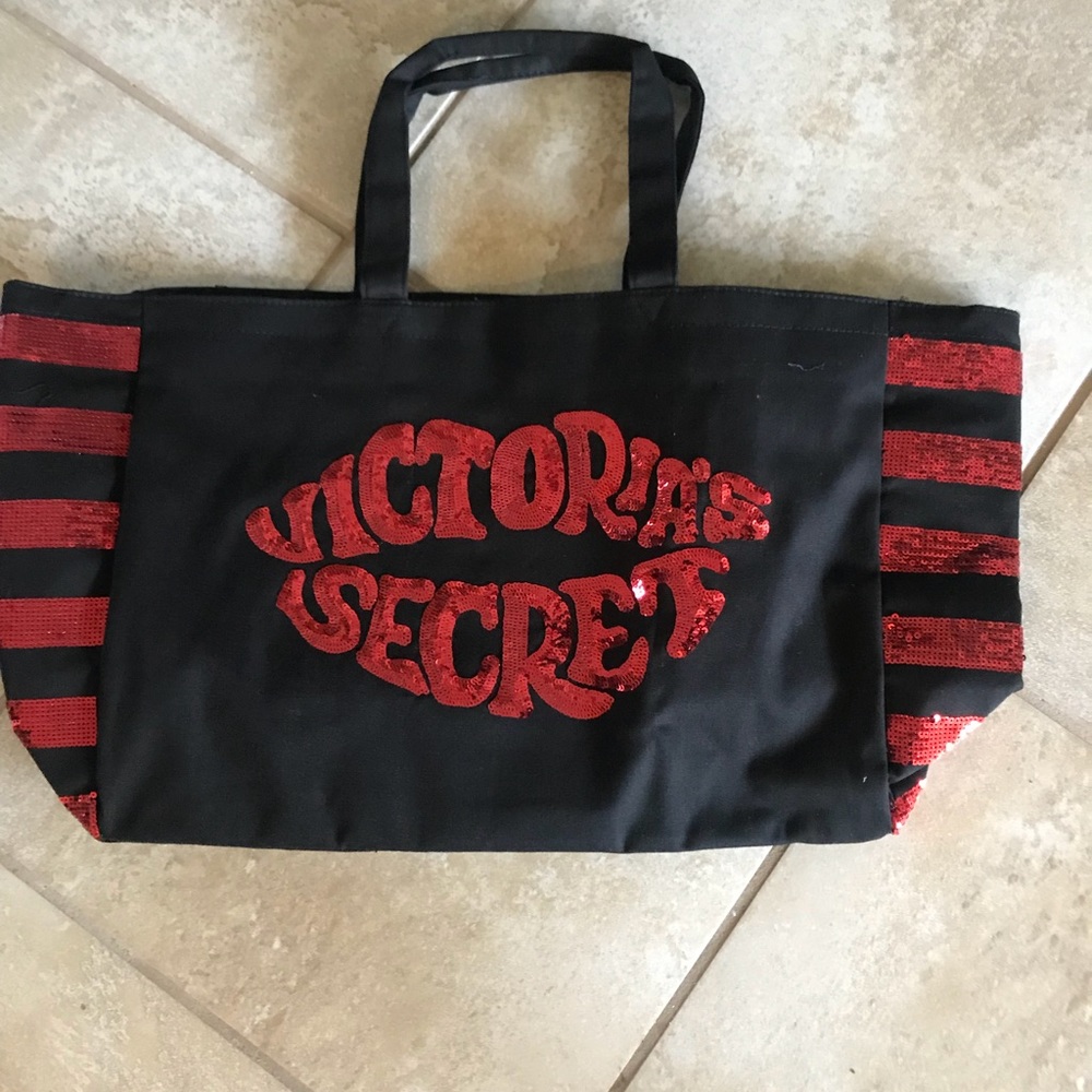 Sequin Victoria Secret duffle
